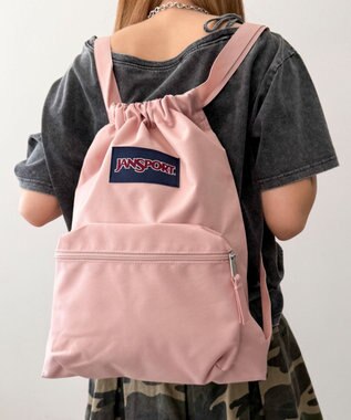 WEGO 【ユニセックス着用ITEM】JANSPORT　DRAWSACK ライトピンク