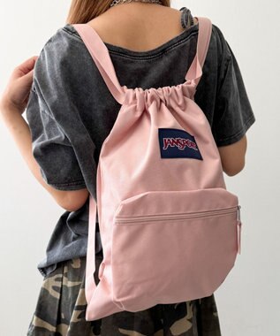 WEGO 【ユニセックス着用ITEM】JANSPORT　DRAWSACK ライトピンク
