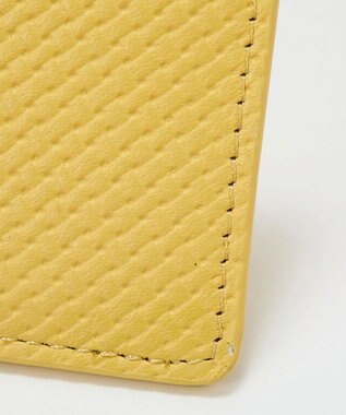 TOPKAPI 【TREASURE TOPKAPI】クロスエンボス レザー パスケース レモンイエロー