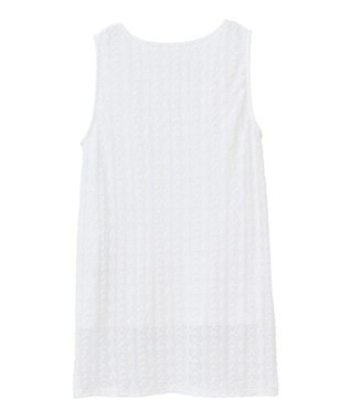 earth music&ecology ストレッチレースタンクトップ Ivory