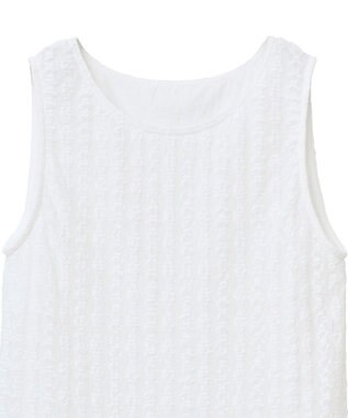 earth music&ecology ストレッチレースタンクトップ Ivory