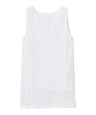 earth music&ecology ストレッチレースタンクトップ Ivory