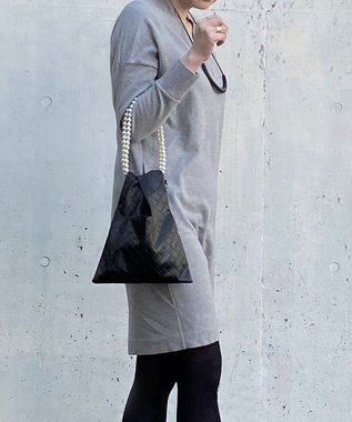 ROOTOTE 6462【直営店限定】LT.パールショルダーミニショッパー-A 02：キルティングブラック