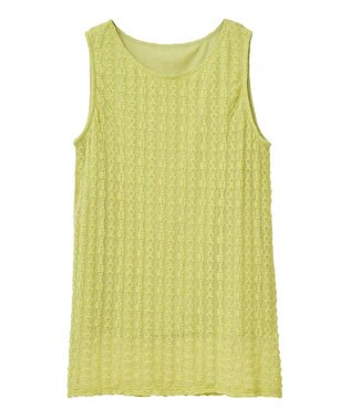 earth music&ecology ストレッチレースタンクトップ Light Green