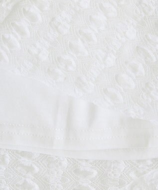 earth music&ecology ストレッチレースタンクトップ Ivory