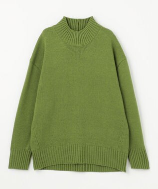 ANY 【6色展開】ラムウールハイネックニット グリーン