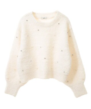 earth music&ecology ブークレービジュープルオーバー Ivory