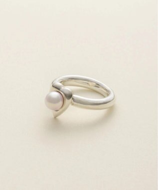 yoaa シルバー925 ハートピンクアコヤパールリング シルバー925