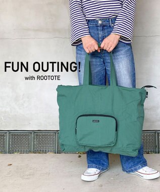 ROOTOTE 1314【撥水-コンパクト】SN.グランデ.パッカブル-B 04：グリーン