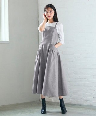 Feroux シアートリム リブニット ホワイト系