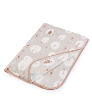 Mother garden しろたん ハーフ毛布 《しろたん＆羊》 ハーフ毛布