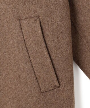 JOSEPH HOMME 【LEON掲載】【新素材】ウールキャメルリバー　ダブルブレストチェスターコート キャメル系