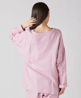 UCHINO マシュマロガーゼシンプルパジャマ ユニセックス ピンク