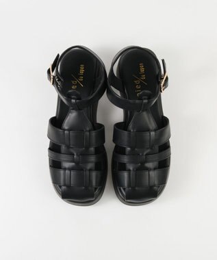 BONTRE 【pied du lapan/ピエドラパン】厚底グルカサンダル/50753ZI ブラック