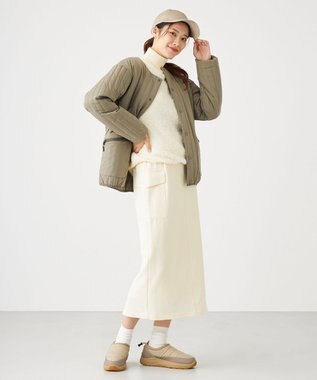 SHARE PARK LADIES プードルタートルニット アイボリー系