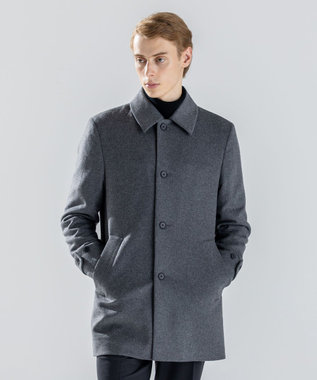 JOSEPH HOMME 【新素材】ライトウールシャギー　ステンカラーコート