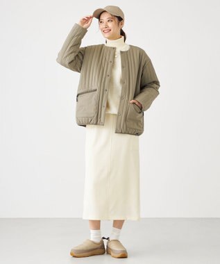 SHARE PARK LADIES プードルタートルニット アイボリー系