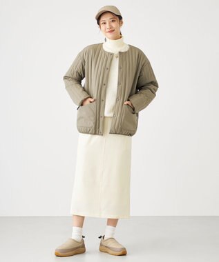 SHARE PARK LADIES プードルタートルニット アイボリー系