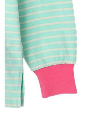 earth music&ecology トリカラーボーダーロンＴＥＥ Mint Green