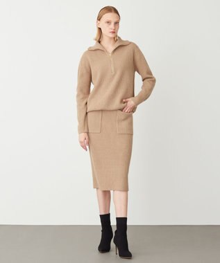 BEIGE， DOUAI / ニットスカート Caramel