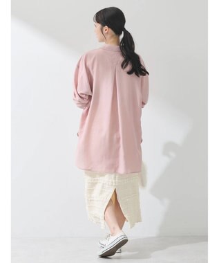 earth music&ecology シアーシャツ Pink