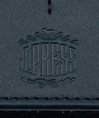 J.PRESS MEN 【MORPHO×J.PRESS】スムースヌメ 長財布(小銭入れ付き通しマチ束入) ネイビー系