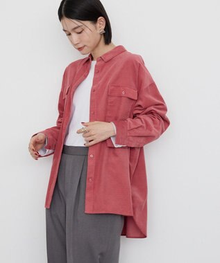AMERICAN HOLIC Ｗポケットコーデュロイシャツ Pink