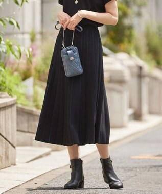  【洗える】レーヨンエリートストレッチ ニット スカート