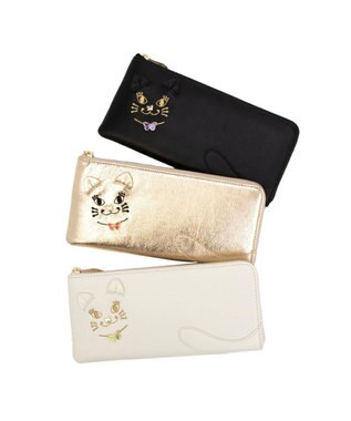 ANNA SUI TITIソフト 薄マチ長財布 アイボリー