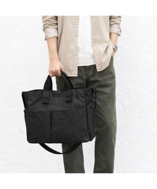 Regalo Felice 【日本製 / 大容量 / ペアレントバッグ】ショルダー付きトート / REGALO BK(ブラック）