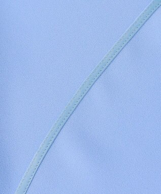 BEIGE， 【WEB限定・S-size】STOW / フリルブラウス Sax