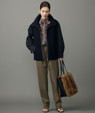 自由区 【カタログ掲載】ボアコンビ アウター ブラック