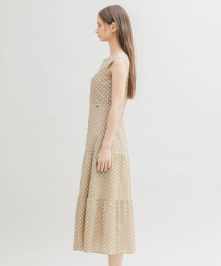 TOCCA 【洗える】MELODY ロング丈ドレス ベージュ系5