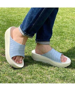 ing <ing>【3E】リカバリーミュールサンダル グレー