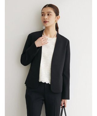 Green Parks ｅｆ－ｄｅ　ストレッチツイルカラーレスジャケット