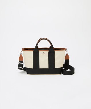 TOPKAPI 【Breath TOPKAPI sis】【WEB限定】 ナイロン ミニ トートバッグ ショルダー付き 軽量 / SCOTCH GRAIN スコッチグレイン クリーム