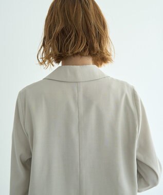 YECCA VECCA 【接触冷感】COOLシャツテーラードジャケット Gray Beige