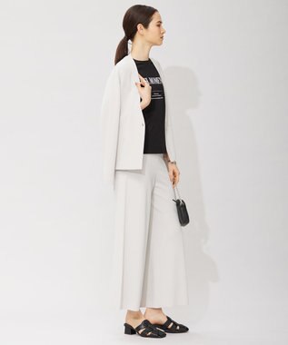 ICB L 【セットアップ対応】ハイゲージスムース ノーカラージャケット トープ系