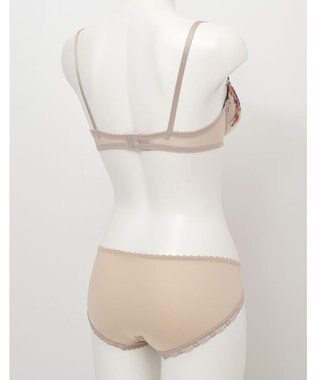 Wing WEB限定　ブラ＆ショーツセット　快適なつけごこち　はきこみ丈あさめ　ウイング／ワコール　CB3712 ブラウン