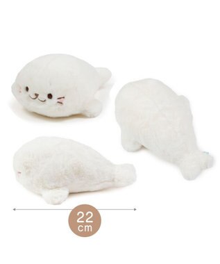 Mother garden しろたん クリーミー マスコット 22cm アイボリー