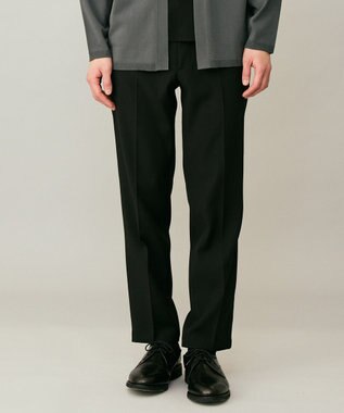 UNFILO MENS 【OCEANS 雑誌・web・YouTube 掲載】WOOL TOUCH 機能美パンツ スリム【東レ開発のウール見え高機能素材】 ブラック