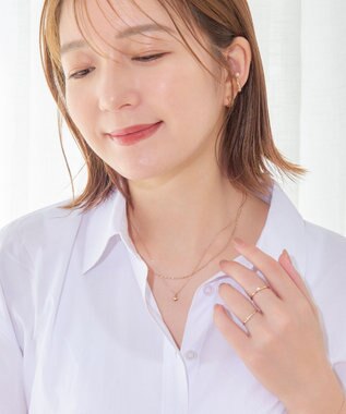 Phoebe 【金属アレルギー対応】2setスウィートハートネックレス　シャンパンゴールド シャンパンゴールド