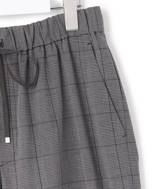 23区 【先行予約】ドライ2WAYストレッチ チェックワイド パンツ グレー系