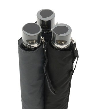 MOONBAT 【大きめ70cm】POLO RALPH LAUREN 折りたたみ傘 メンズ プレーン ワンポイント刺繍 ダークグレー