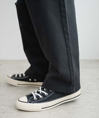 WEGO ヘビークラッシュローライズパンツ ブラック