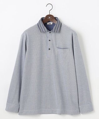 JOSEPH ABBOUD 【キングサイズ・消臭などの高機能】オーガニックコットン ダディ 長袖 ポロシャツ