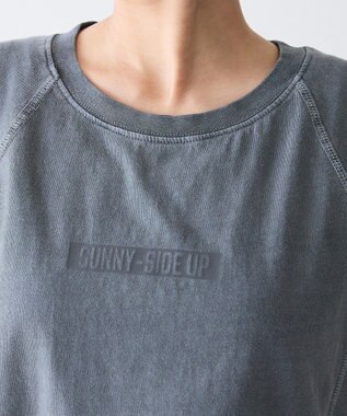 CRAFT STANDARD BOUTIQUE ヴィンテージ加工ロゴプリントノースリーブＰＯ Black