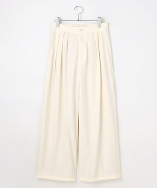 #Newans 【洗濯機可/しわになりにくい】ベリーワイドパンツ オフ