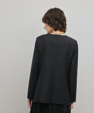 GRACE CONTINENTAL デザインフロントジャケット ブラック