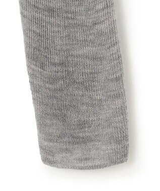 ICB 【洗える】シアーウール タートルニット ライトグレー系